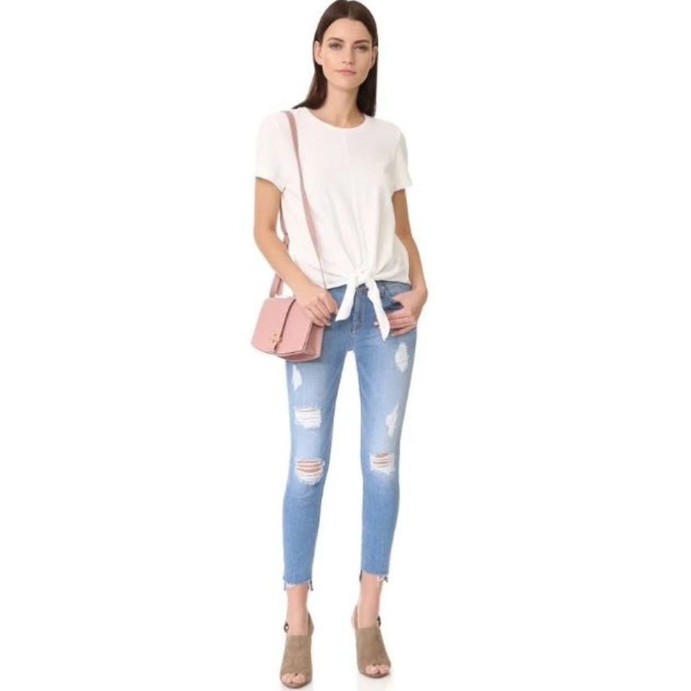 7 For all Mankind Step Hem Ankle Skinny